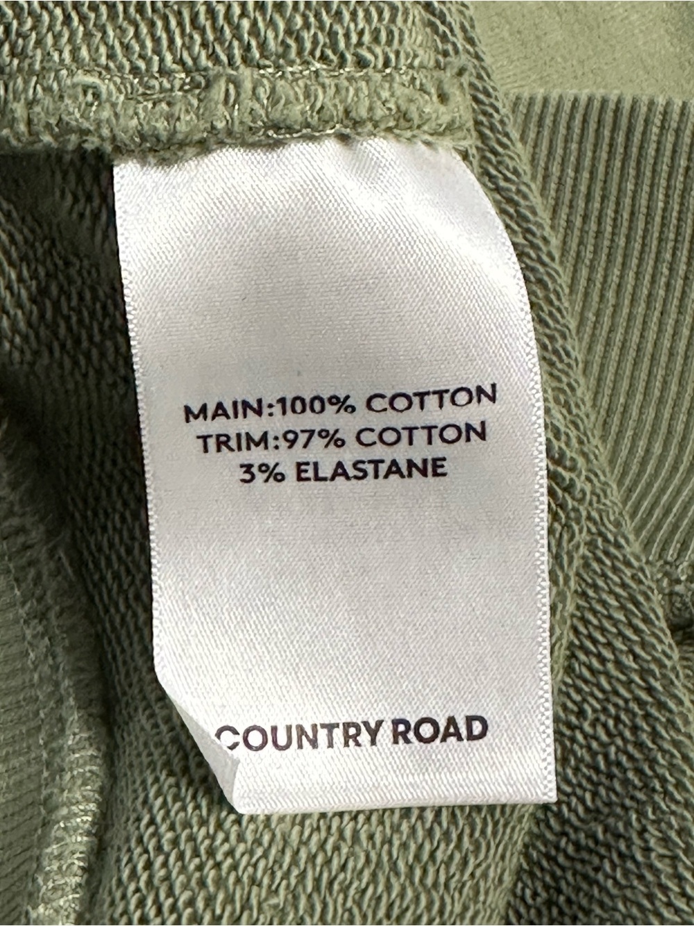 Country Road Sweatshirt Heritage Green - Size L - 100% Cotton Crew neck - Picture 8 of 8